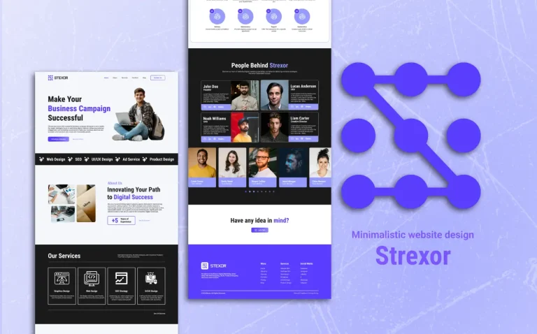 I designed website for Stexorr Agency